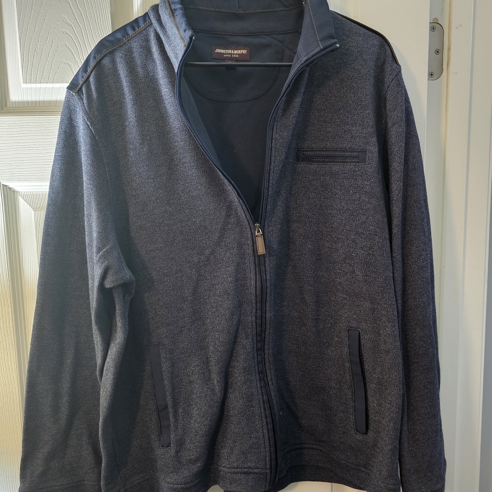 Men's Navy Zip-Up Sweater by Croft & Barrow